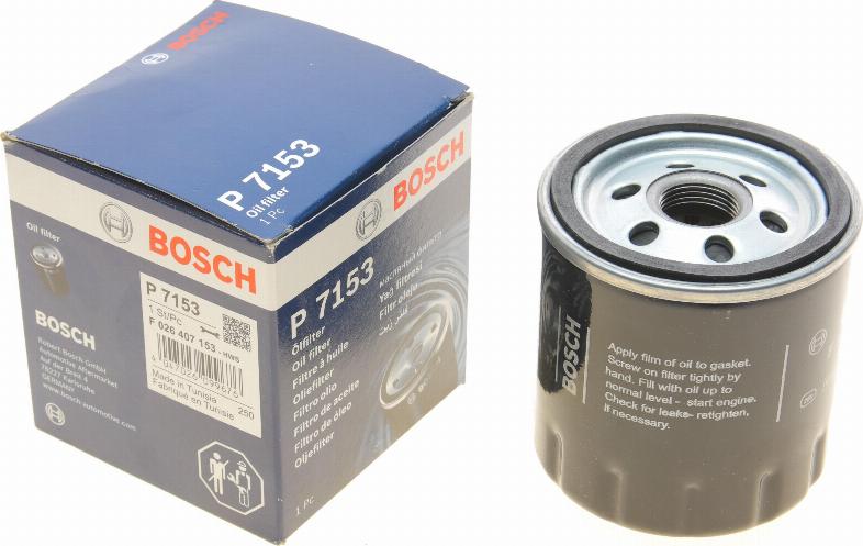 BOSCH F 026 407 153 - Filtr oleju parts5.com