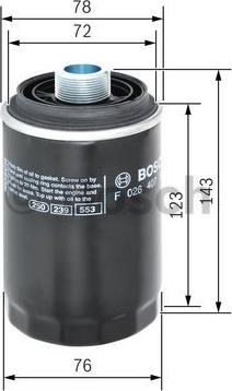 BOSCH F 026 407 179 - Filtro de aceite parts5.com