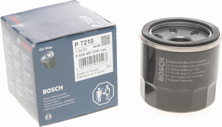 BOSCH F 026 407 210 - Filtru ulei parts5.com