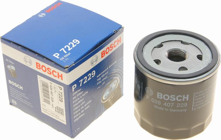 BOSCH F 026 407 229 - Oil Filter parts5.com