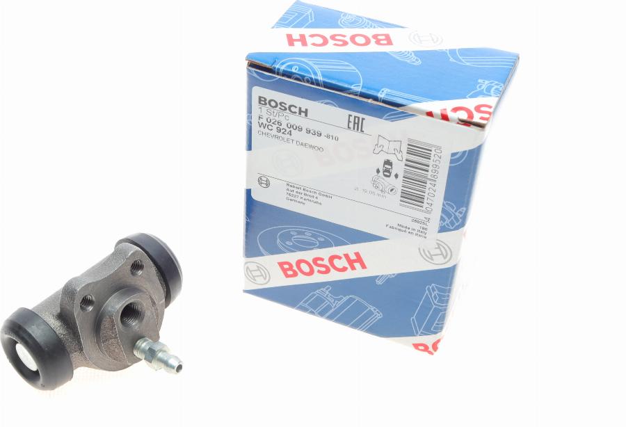 BOSCH F 026 009 939 - Cilindru receptor frana parts5.com