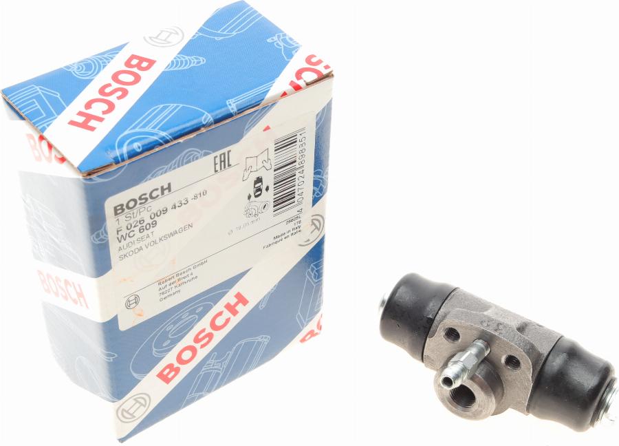 BOSCH F 026 009 433 - Brzdový valček kolesa parts5.com