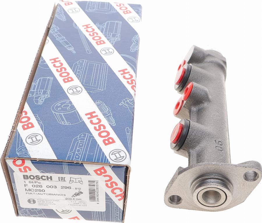 BOSCH F 026 003 296 - Pompa centrala, frana parts5.com