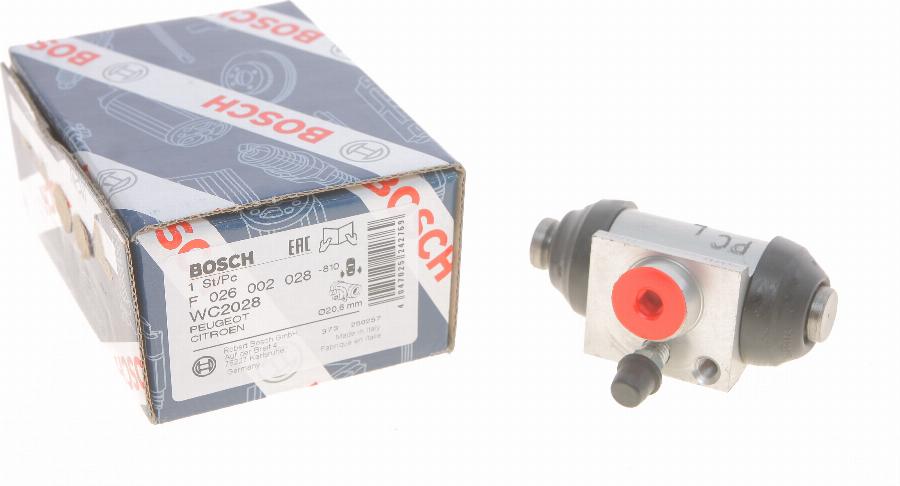 BOSCH F 026 002 028 - Cilindru receptor frana parts5.com