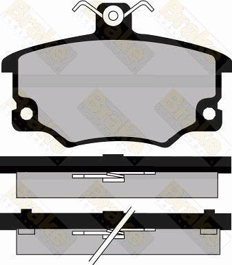 BETTAPARTS BDP944 - Set placute frana,frana disc parts5.com