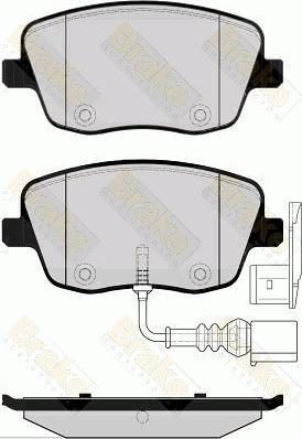 VW WHT 001 223 - Set placute frana,frana disc parts5.com