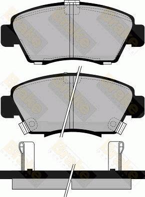 TRW GDB3212YO - Sada brzdových destiček, kotoučová brzda parts5.com