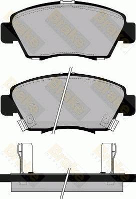 Valeo 302495 - Комплект спирачно феродо, дискови спирачки parts5.com