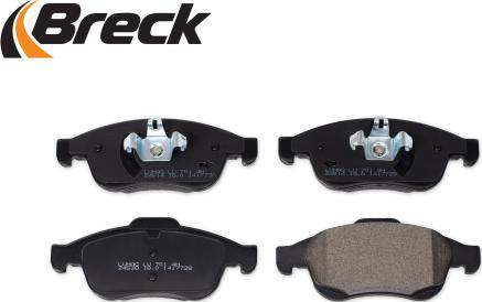 Breck 24914 00 701 00 - Sada brzdových destiček, kotoučová brzda parts5.com