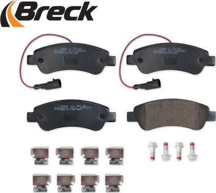 Breck 24465 00 703 10 - Set placute frana,frana disc parts5.com