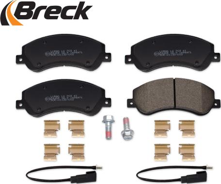 Breck 24484 00 703 10 - Set placute frana,frana disc parts5.com