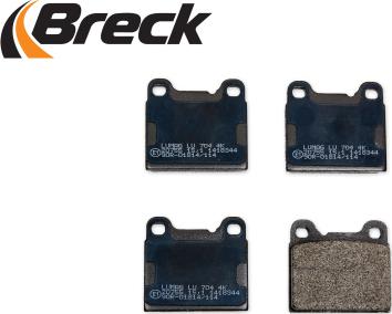 Breck 20755 00 704 00 - Juego de pastillas de freno parts5.com