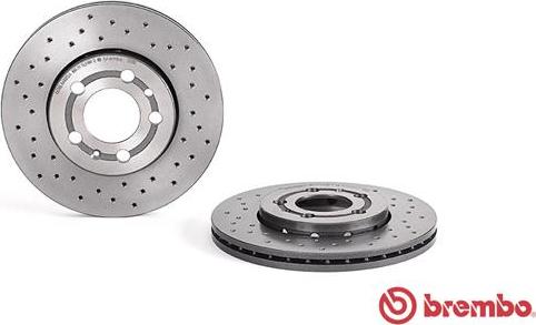 Brembo 09.7011.1X - Disc frana parts5.com