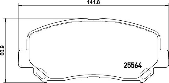 Brembo P 49 045 - Set placute frana,frana disc parts5.com