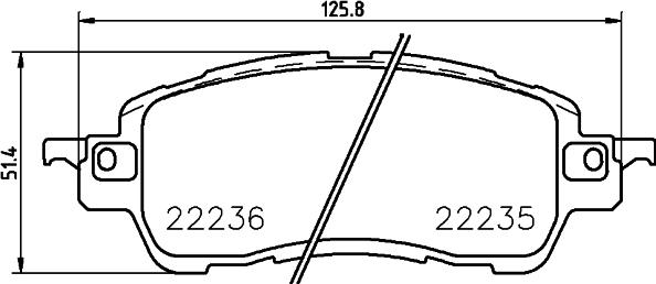 Brembo P 49 055 - Set placute frana,frana disc parts5.com