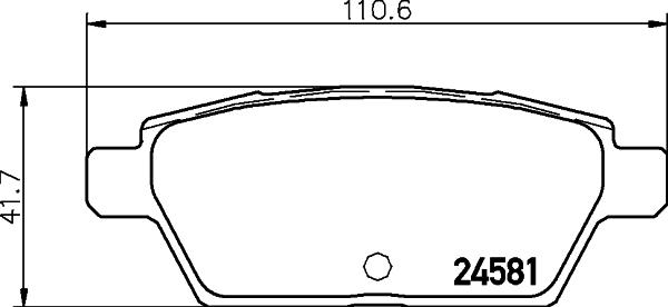 Brembo P 49 051 - Brake Pad Set, disc brake parts5.com