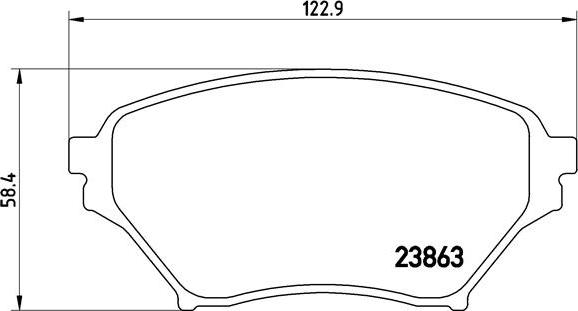 Brembo P 49 029 - Set placute frana,frana disc parts5.com