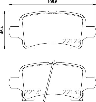 Brembo P 59 090 - Brake Pad Set, disc brake parts5.com