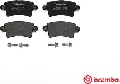 Brembo P 59 040 - Set placute frana,frana disc parts5.com