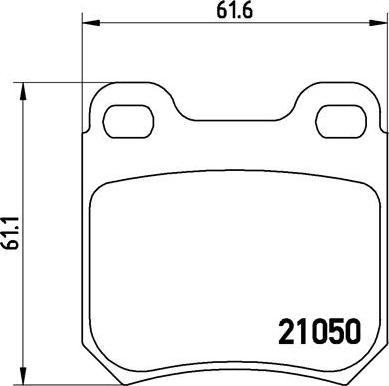 Brembo P 59 014 - Тормозные колодки, дисковые, комплект parts5.com