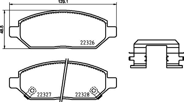 Brembo P 59 088 - Тормозные колодки, дисковые, комплект parts5.com