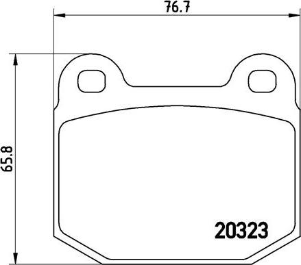 Brembo P 59 025 - Zestaw klocków hamulcowych, hamulce tarczowe parts5.com