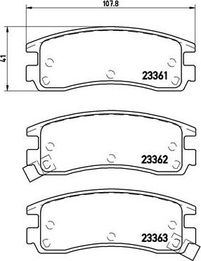 Brembo P 59 027 - Set placute frana,frana disc parts5.com