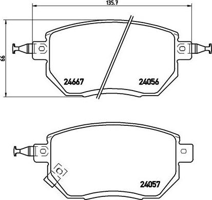 Brembo P 56 051 - - - parts5.com