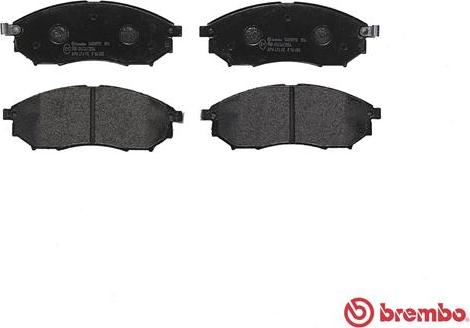 Brembo P 56 058 - Set placute frana,frana disc parts5.com