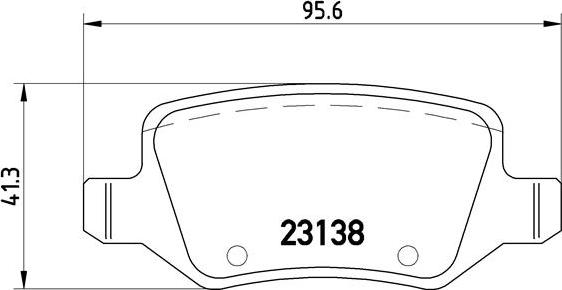 Brembo P 50 090 - Komplet zavornih oblog, ploscne (kolutne) zavore parts5.com