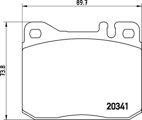 Brembo P 50 004 - Set placute frana,frana disc parts5.com