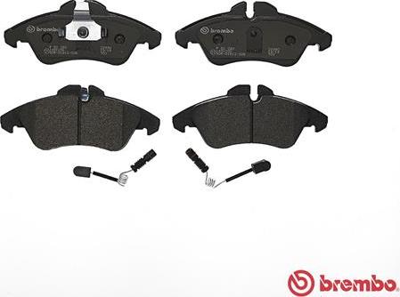 Brembo P 50 080 - Juego de pastillas de freno parts5.com