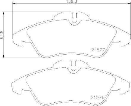 Brembo P 50 029 - Juego de pastillas de freno parts5.com