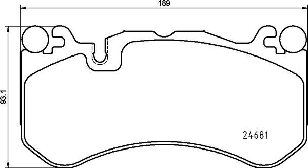 Brembo P 50 142 - Set placute frana,frana disc parts5.com