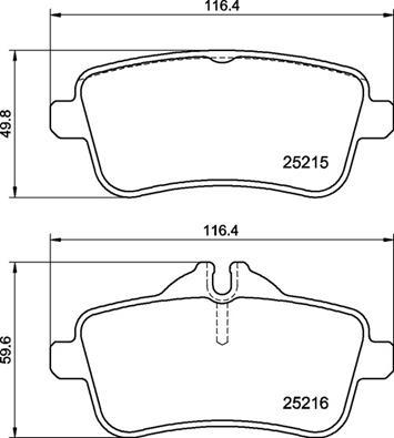 Brembo P 50 156 - Set placute frana,frana disc parts5.com