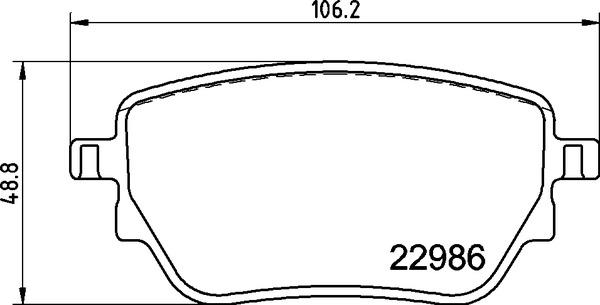 Brembo P 50 151 - Brake Pad Set, disc brake parts5.com