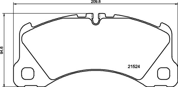 Brembo P 65 046 - Set placute frana,frana disc parts5.com