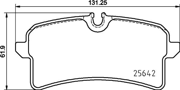 Brembo P 65 040 - Sada brzdových platničiek kotúčovej brzdy parts5.com