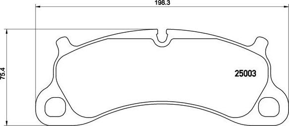 Brembo P 65 025 - Set placute frana,frana disc parts5.com