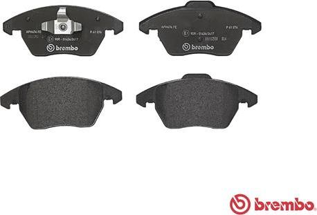 Brembo P 61 076 - Brake Pad Set, disc brake parts5.com