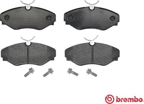 Brembo P 68 055 - Bremsbelagsatz, Scheibenbremse parts5.com