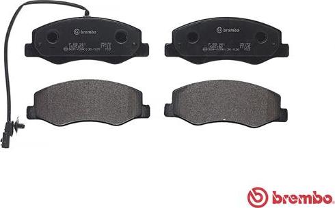 Brembo P 68 061 - Brake Pad Set, disc brake parts5.com