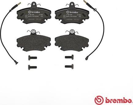 Brembo P 68 008 - Set placute frana,frana disc parts5.com