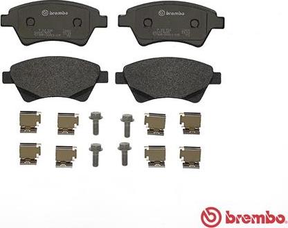 Brembo P 68 034 - Fren balata seti, diskli fren parts5.com