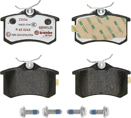 Brembo P 68 024X - Brake Pad Set, disc brake parts5.com