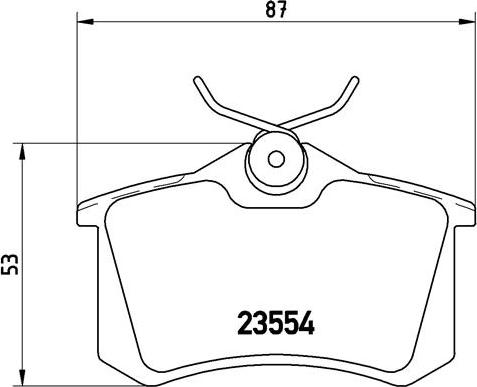 Brembo P 68 024 - Jarrupala, levyjarru parts5.com