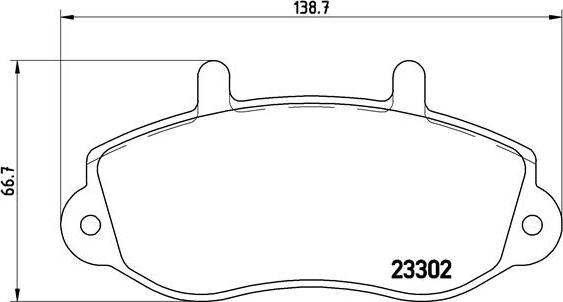 Brembo P 68 025 - Set placute frana,frana disc parts5.com