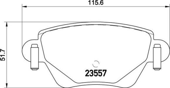 Brembo P 68 028 - Komplet zavornih oblog, ploscne (kolutne) zavore parts5.com