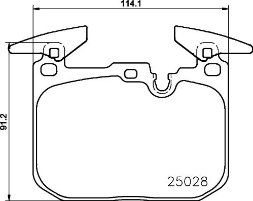 Brembo P 06 096X - Set placute frana,frana disc parts5.com