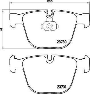 Brembo P 06 026 - Set placute frana,frana disc parts5.com